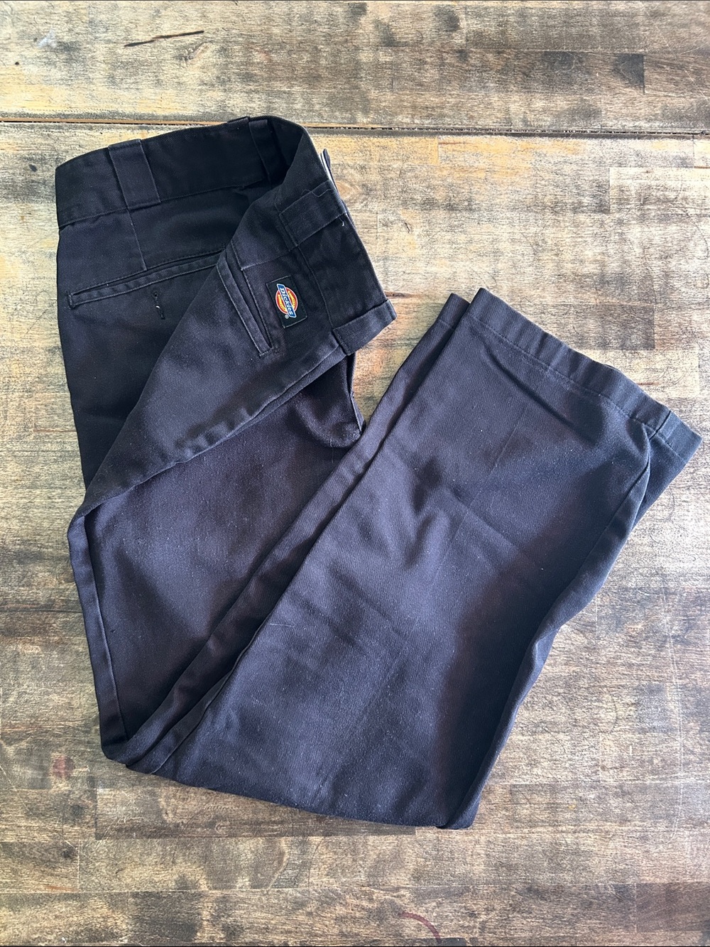 Dickies Men’s Black Straight-Fit Work Chinos 30x28